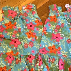 Floral matching dresses for twins!!